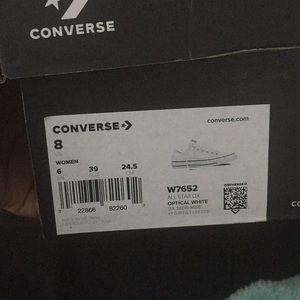 Brand New White Converse